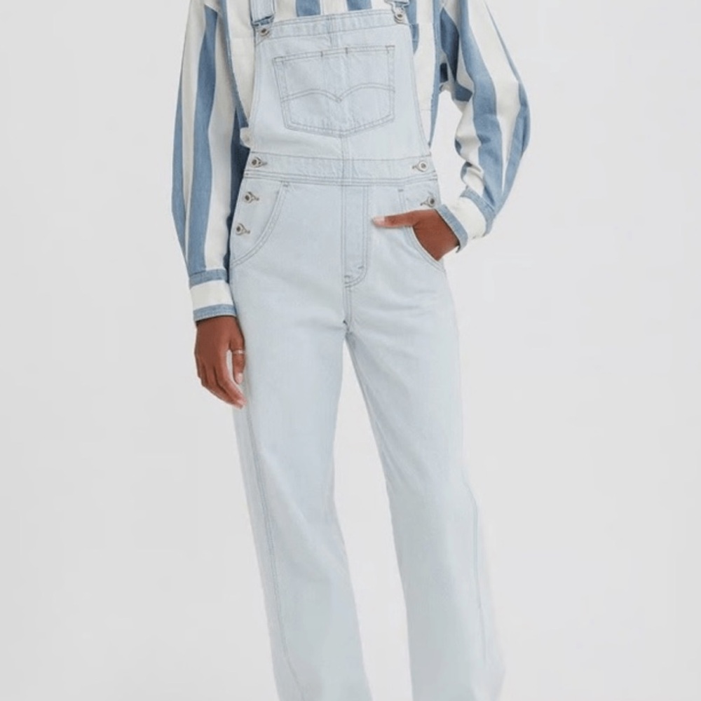 Levi's Light Blue Women's Denim Overalls